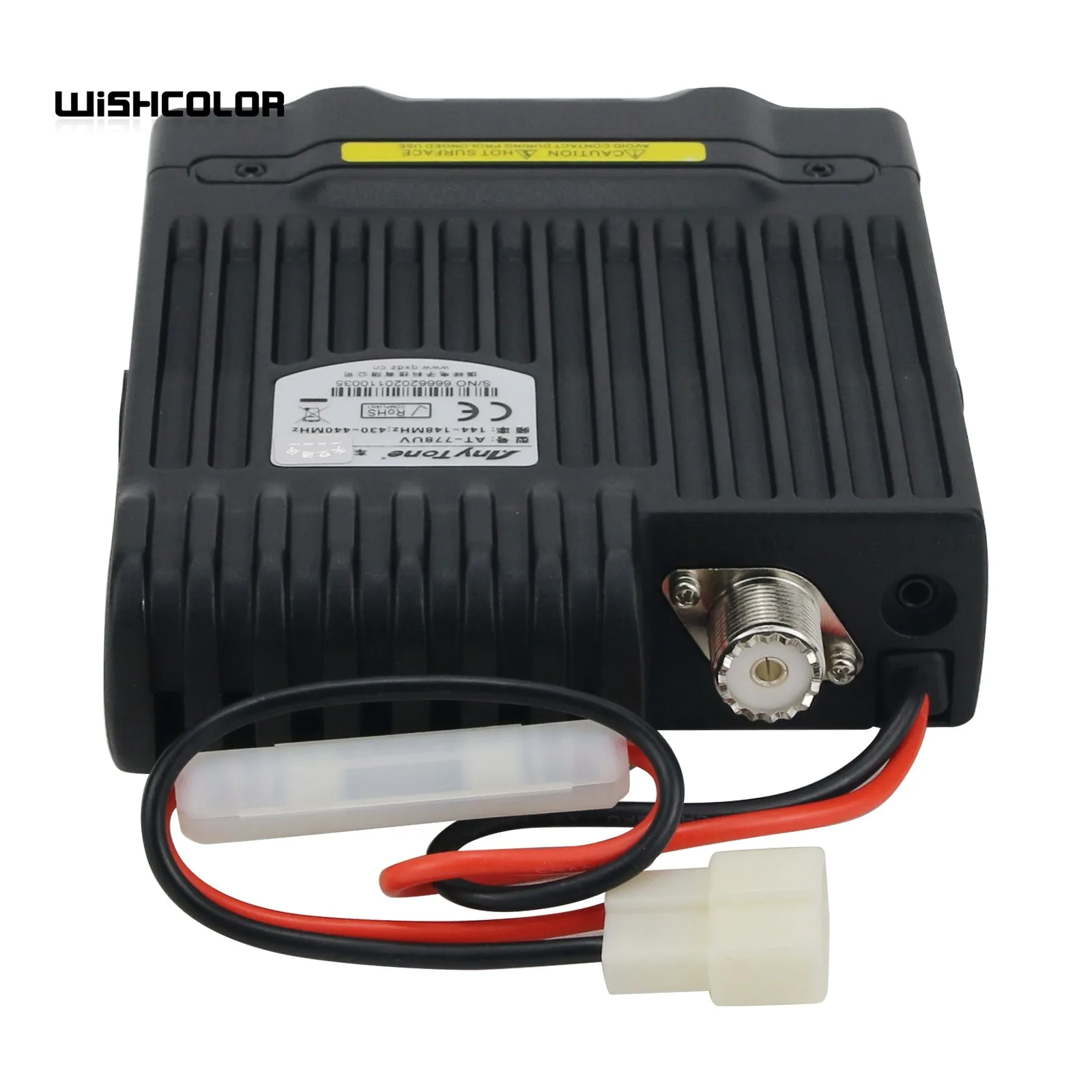 Wishcolor AnyTone AT-778UV Dual Band Transceiver Mini Mobile Radio 25W Amateur Radio Walkie Talkie 10KM