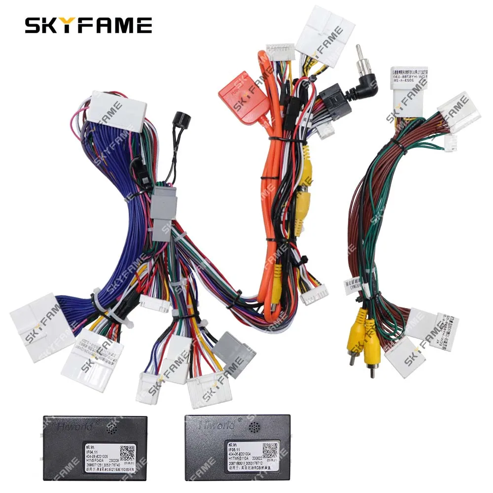 

SKYFAME автомобильный 16-контактный жгут проводов адаптер Canbus Box декодер Android радио кабель питания для Infiniti QX50 EX25 EX35 EX30 EX37