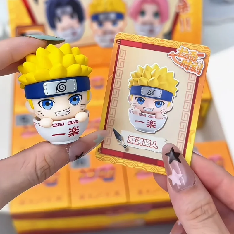 Фото В наличии: Коллекционная мини-фигурка Узумаки Саске из Ichiraku Ramen (слепая коробка), аниме-игрушка, настольное украшение, модный подарок, коробка-сюрприз №2