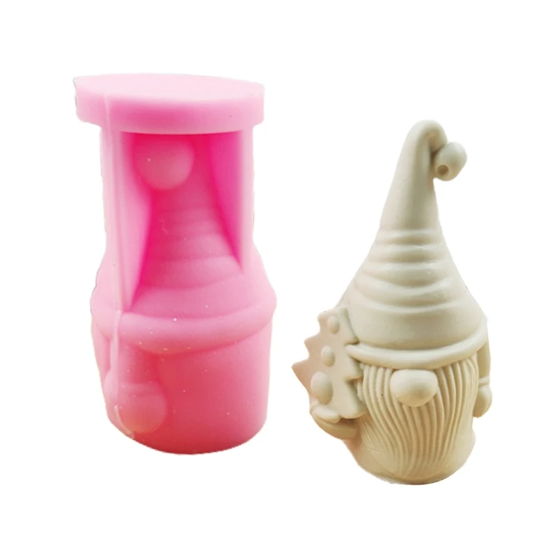 

Santa Dwarf Decoration Candle Silicone Mold Resin Epoxy Craft Polymer Clay Craft