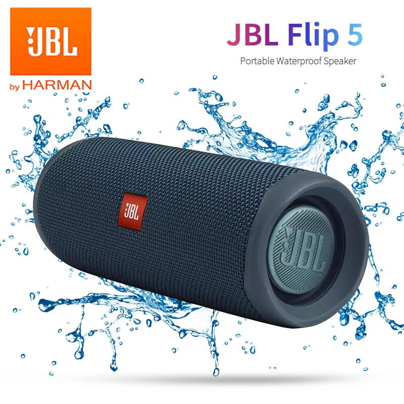 Оригинальный JBL Flip 5 Bluetooth-динамик сабвуфер IPX7 водонепроницаемый уличный беспроводной динамик s портативный стерео бас мини-динамик
