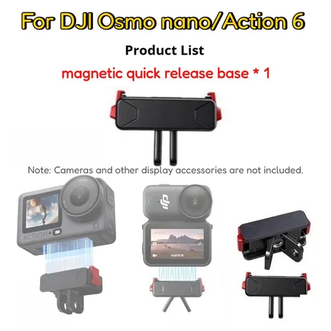 Магнитное крепление SUNNYLIFE для DJI Osmo nano/Action 6