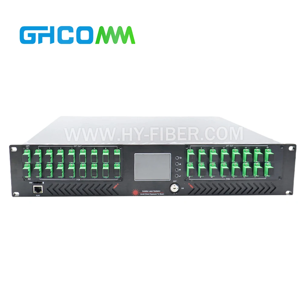 XGSPON WDM EDFA 16-полосный оптоволоконный усилитель FTTH 1270 нм 1577 1490 1310 1550