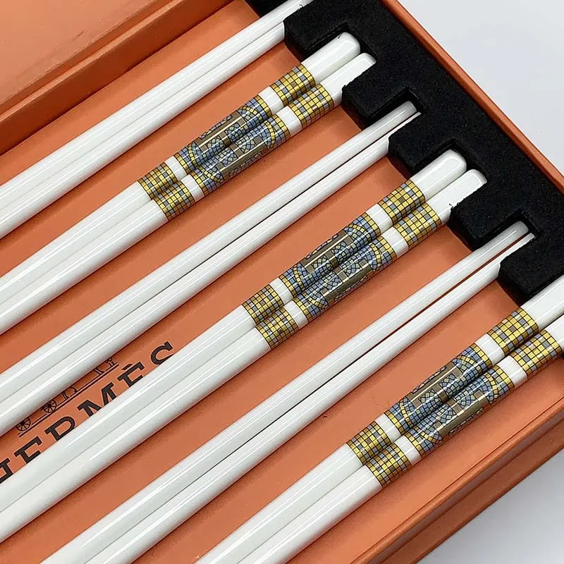 Pаспродажа 6 пар/набор, керамические палочки для еды Pаспродажа 6 пар/набор, керамические палочки для еды