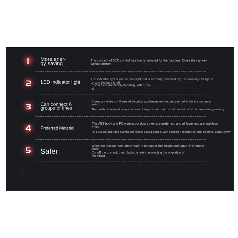 Блок предохранителей для автомобилей кораблей грузовиков лодок отличная