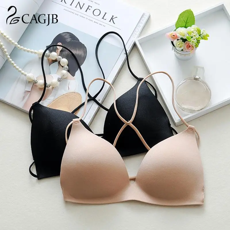 

1Pcs Sexy Women's Bras Seamless Underwear Bra Push Up Bralette Wire Free Strap Brassiere Breathable Underwear