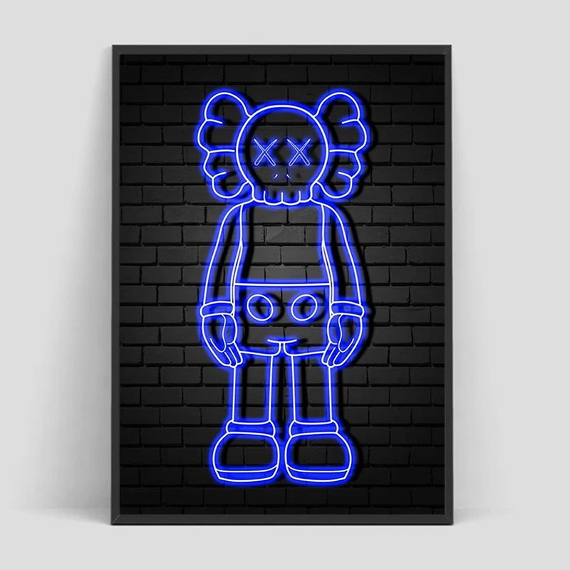 K-kaw-art статуя плакат украшение спальня декор комнаты эстетические интерьерные