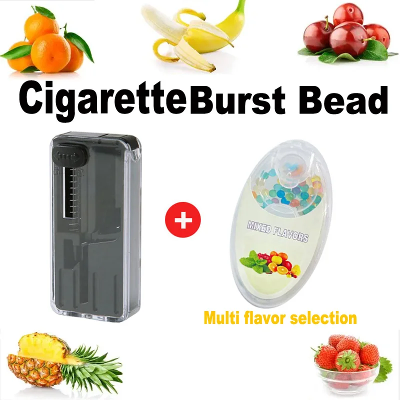 

200PCS DIY Mixed flavour Cigarette Popping Push Ball Hot Sale mini Pusher Tool Menthol taste Cigarette Burst Bead Smoking Tool
