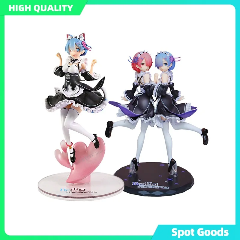 

TR 23 см Re ZERO Начальная жизнь в другом мире Сексуальная Аниме Фигурка Rem Cat Ear Ver. Фигурка Rem/Ram, фигурка, модель, куклы, игрушки