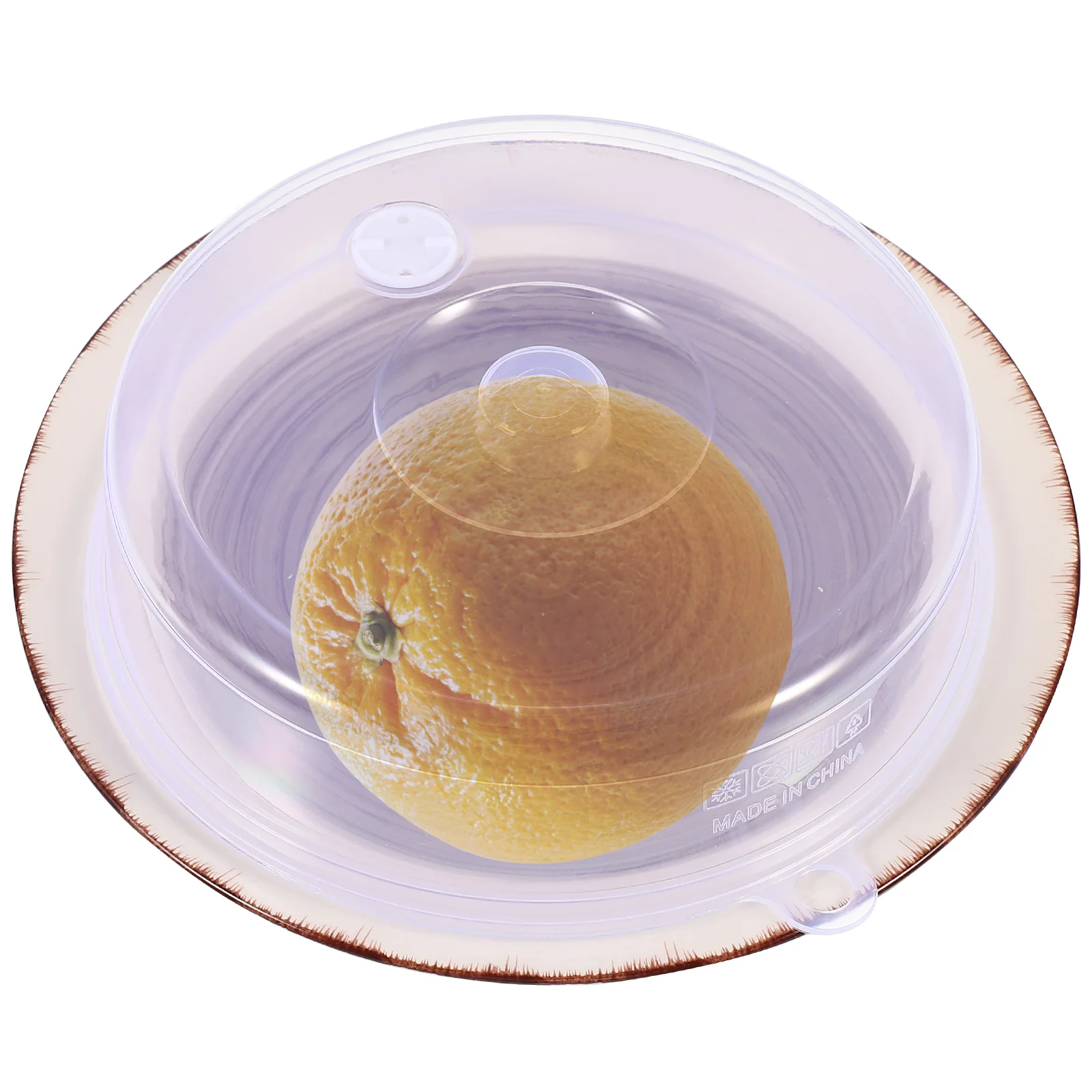 

3 Pcs Fresh Cover Microwave Splatter Guard Food Splatter Cover Heating Dessert Display Dome Pp Food Dome