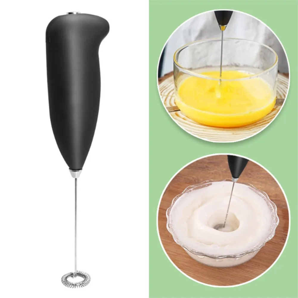 

Milk Frother Electric Foamer Coffee Foam Egg Beater Stirrer Mini Portable Blender Beverage Mixer Kitchen Whisk Tools Accessories