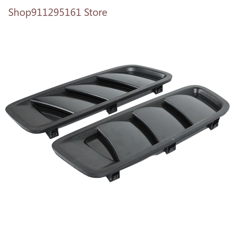 

Black Car Hood Air Vent Cover Hood Air Outlet Decorative Covers for Jeep Wrangler JL Spots 2018-2020