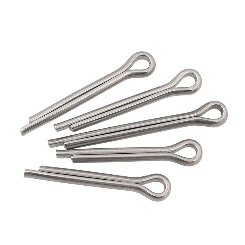 

1-100PCS 304 Stainless Steel Pins A2 Retaining Size M1 M1.5 M2 M2.5 M3 M4 M5 M5 M8 M10 Split Cotter Straight Split-Pins