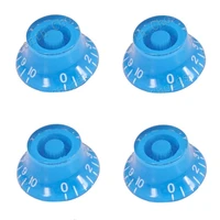 4pcs blue flying saucer style electric bass guitar speed tone tunning knobs for electric guitar accessories parts