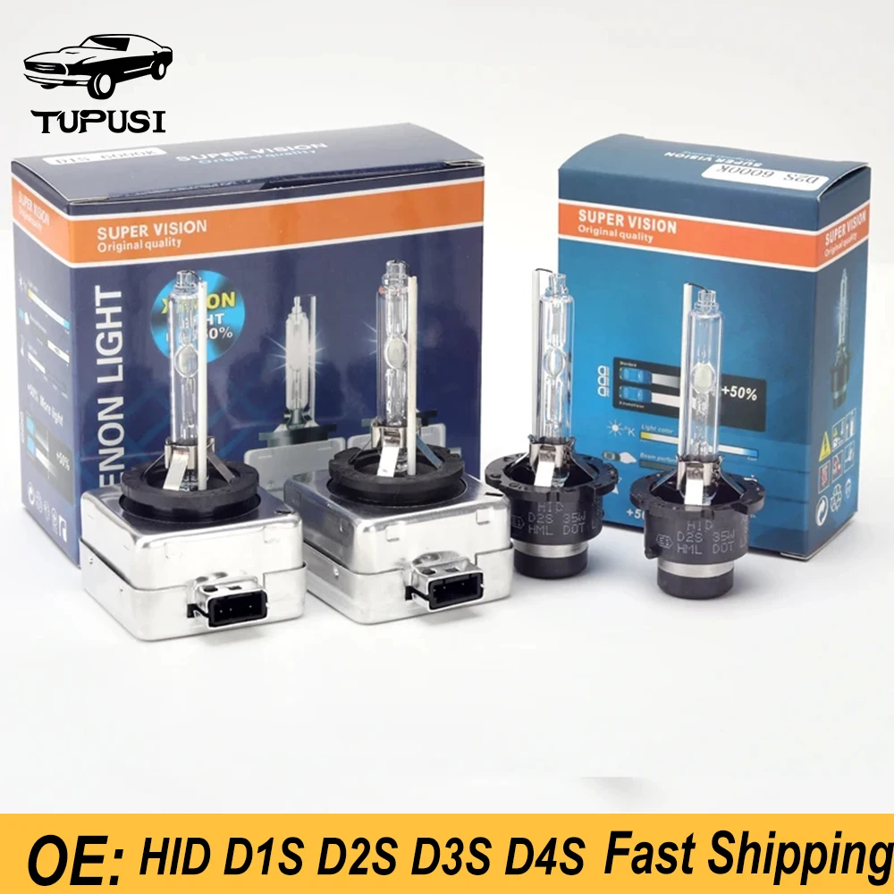 

2 шт. D1S D2S D3S D4S 5500K 6000k HID ксеноновые лампы HID CBI ксеноновая лампа для фар Ксеноновая белая лампа