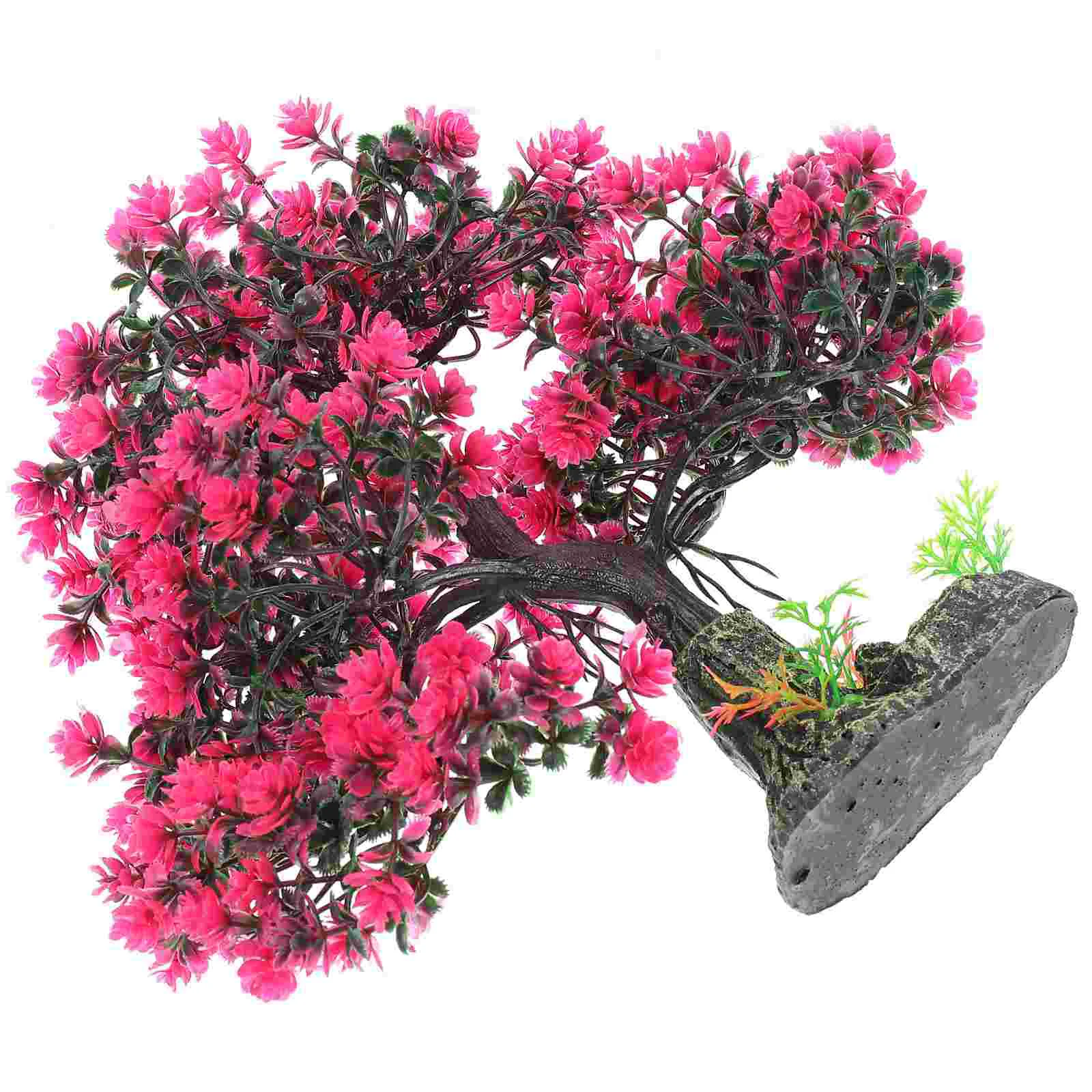 

Aquarium Fish Plants Tank Tree Decor Artificial Fake Underwater Bonsai Ornamentterrarium Resin Aquatic Landscaping Grass Trees