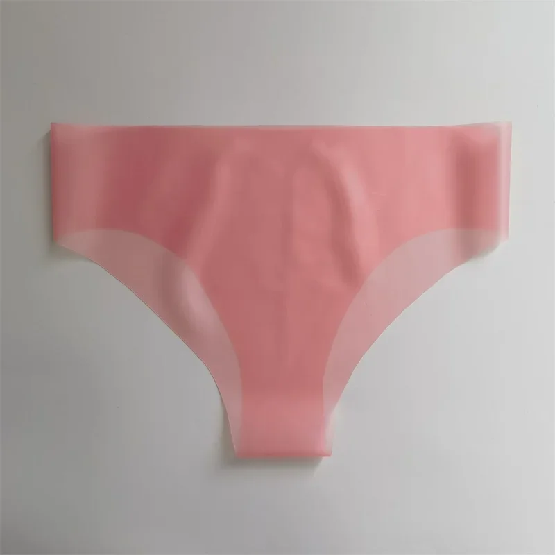 Сексуальные латексные стринги с низкой талией бесшовные невидимые трусы