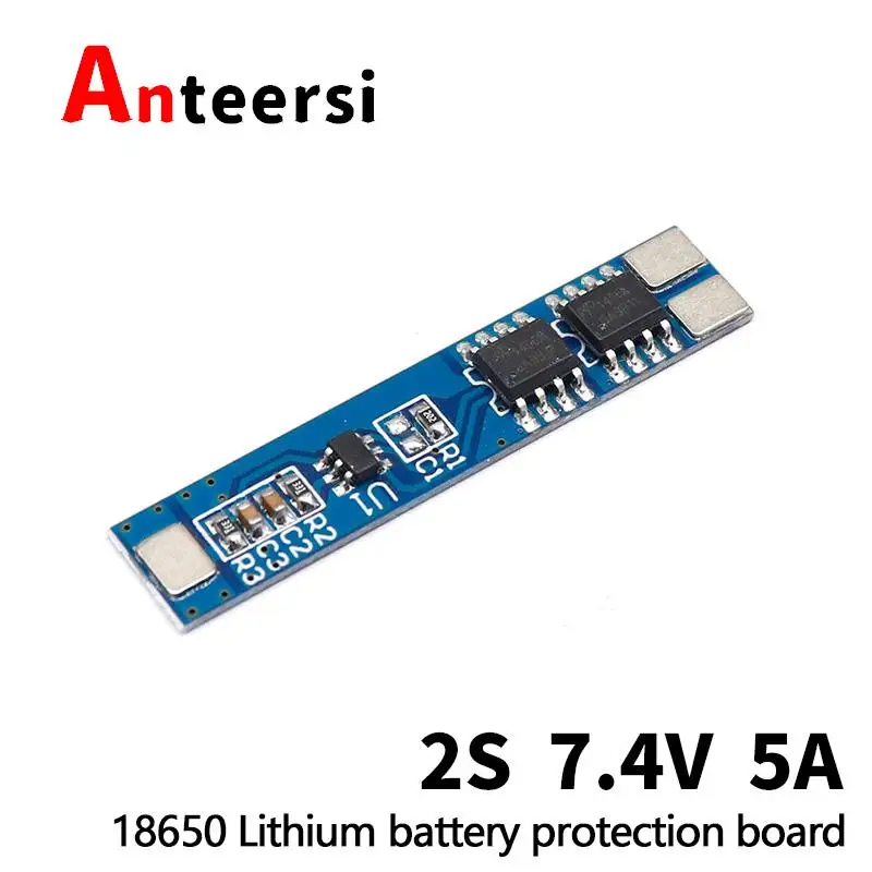 2S 5A Li-ion Lithium Battery 7.4v 8.4V 18650 Charger Protection Board bms pcm for li-ion lipo battery cell pack.