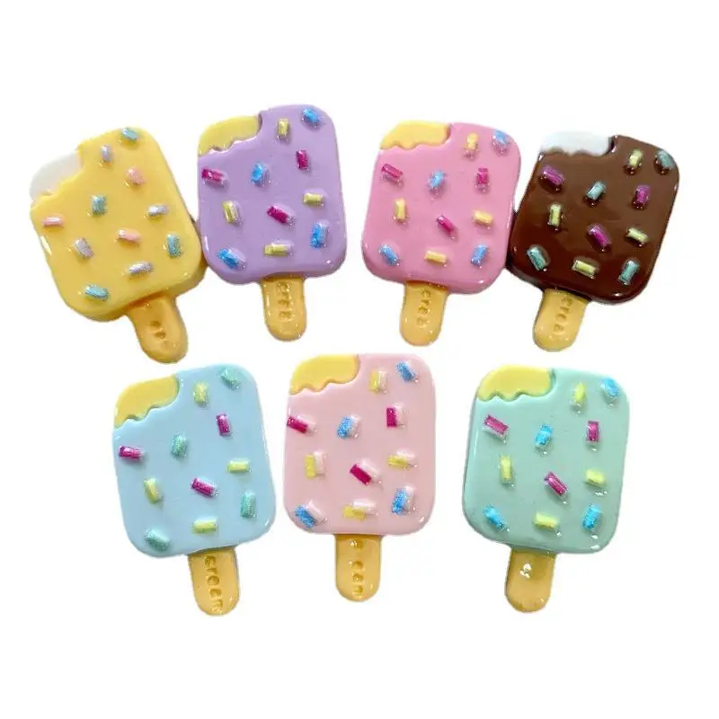 

Free Shipping 100pcs/lot New Cute Resin Mini Cartoon Flatback Resin DIY Wedding Hairpin Embellishments Accessories LSW056