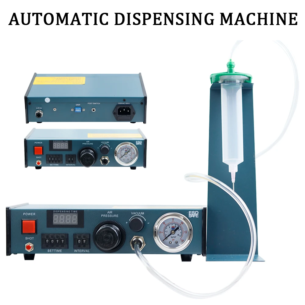 Полуавтоматическая машина для впрыска жидкого клея 110 В/220 В