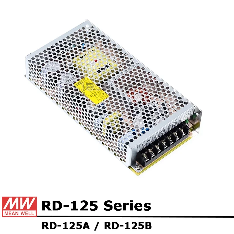 Mean Well RD-125 Series 125W двойной выходной импульсный источник питания AC/DC 12V/24V