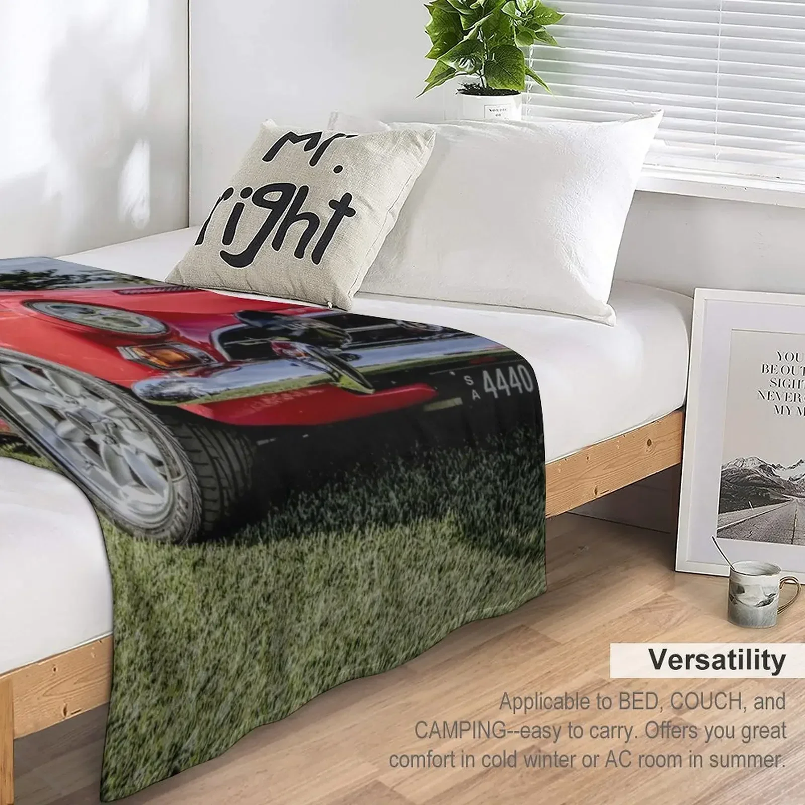 Sunbeam Тигр в красном пледе одеяло смешной подарок Косплей Аниме фотография