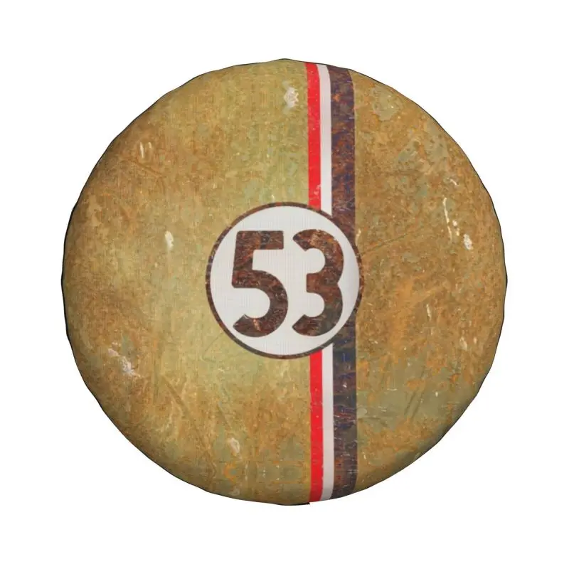 Оригинальный чехол для запасного колеса Disney гоночного автомобиля Herbie 53 Jeep Wrangler 4WD