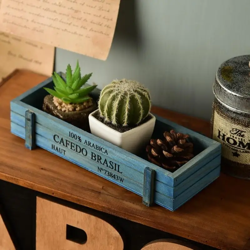 

1pc Antique Wooden Table Sundries Container Cosmetics Organizer Jewelry Storage Box Home Decor Storage Box Wooden Jewelry Holder