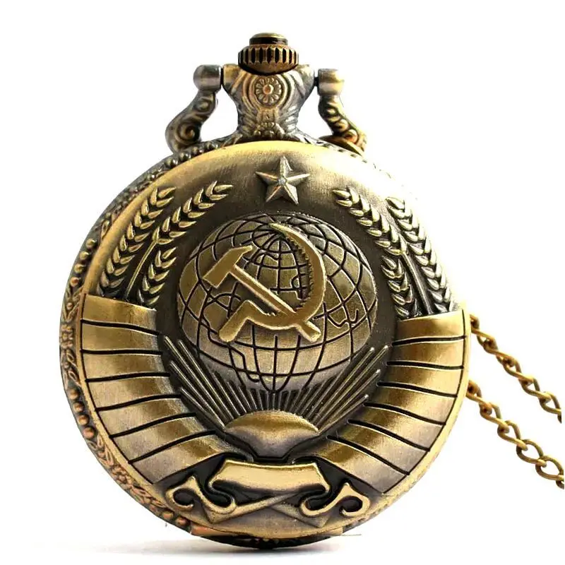 

Retro Big Digital Pocket Watch for the Elderly Chairman Mao Men's Necklace Student Flip Five-Star Automatic Non-Mechanical Pocke