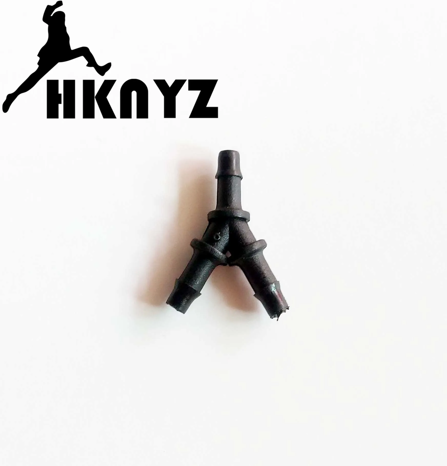 

20PCS Y shape ink tube connector 3*2mm 5*3mm 6*4mm ink pipe hose tubing plastic white black for large format printer mix order