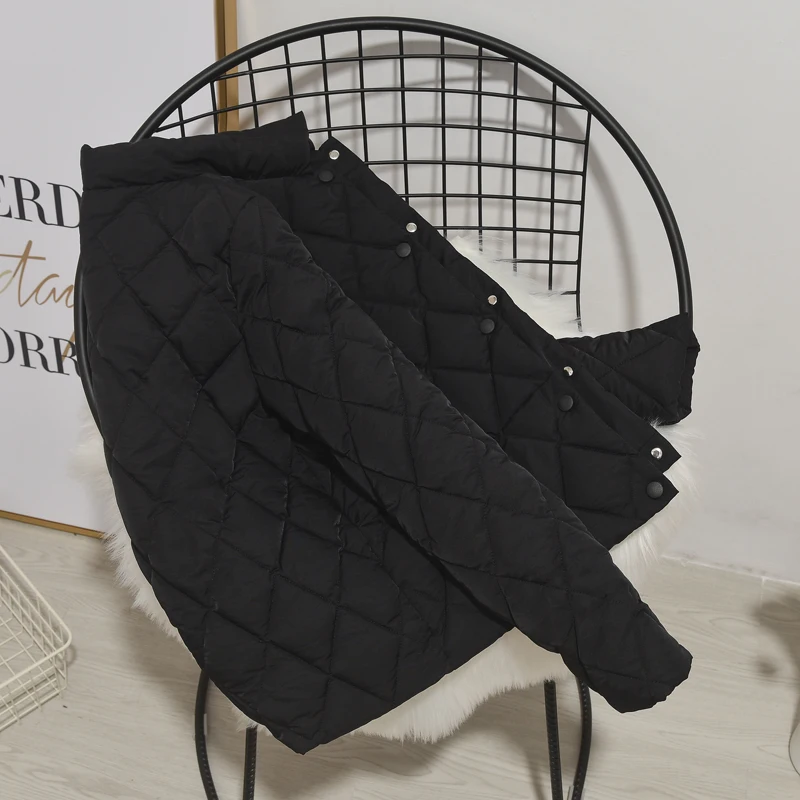 Korean Women's Jacket Thin Coat 2022 Autumn/Winter Short Women's Clothing Long Sleeve Simple Casual Coat Women's Fashion