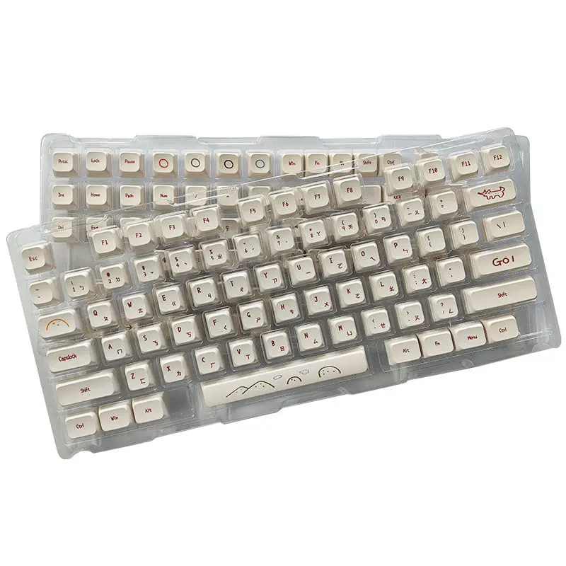 Колпачки для клавиш XDA PBT граффити 129 шт