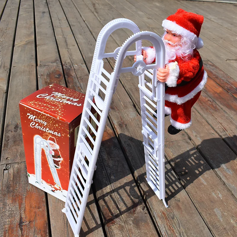 

Christmas Tree Decoration Double Ladder Electric Music Santa Claus Christmas Decorations Gift Christmas Decorations Navidad 2024
