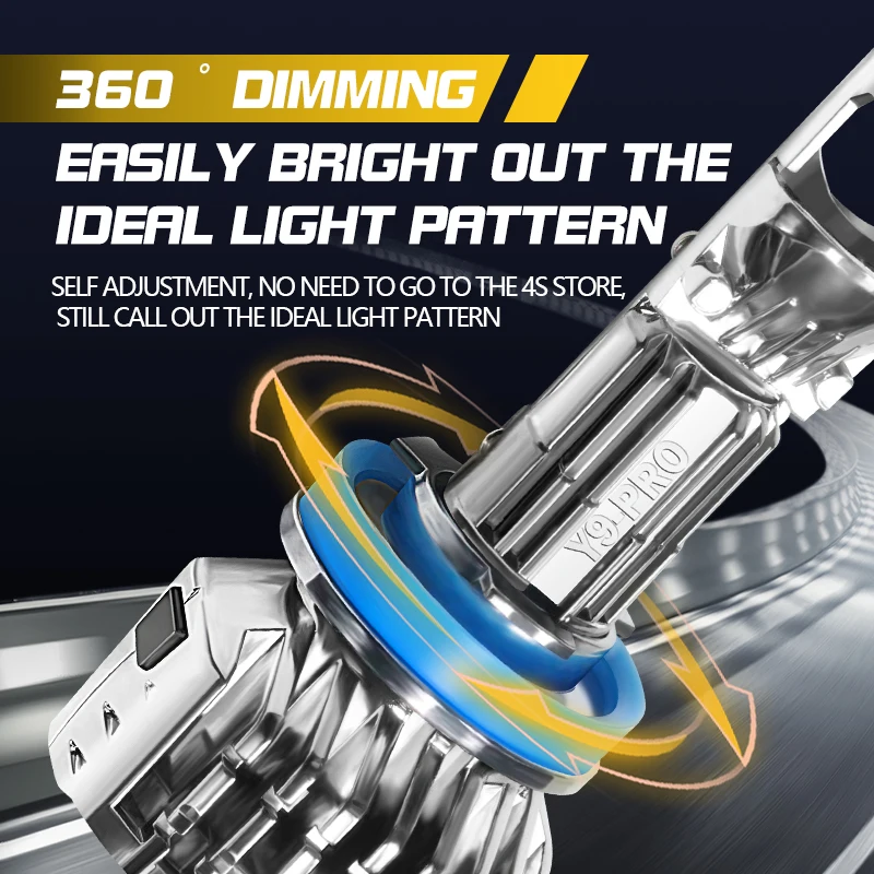 Лампы головного света H4/9003/HB2 H7 H11 H9 H8 9005 HB3 H10 9006 HB4 модифицированные маленькие