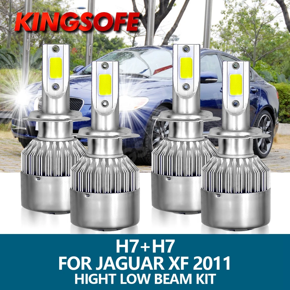 

Автомобисветильник светодиодные фары KINGSOFE, 4 шт., H7, 6000 лм, 72 Вт, 2011 к