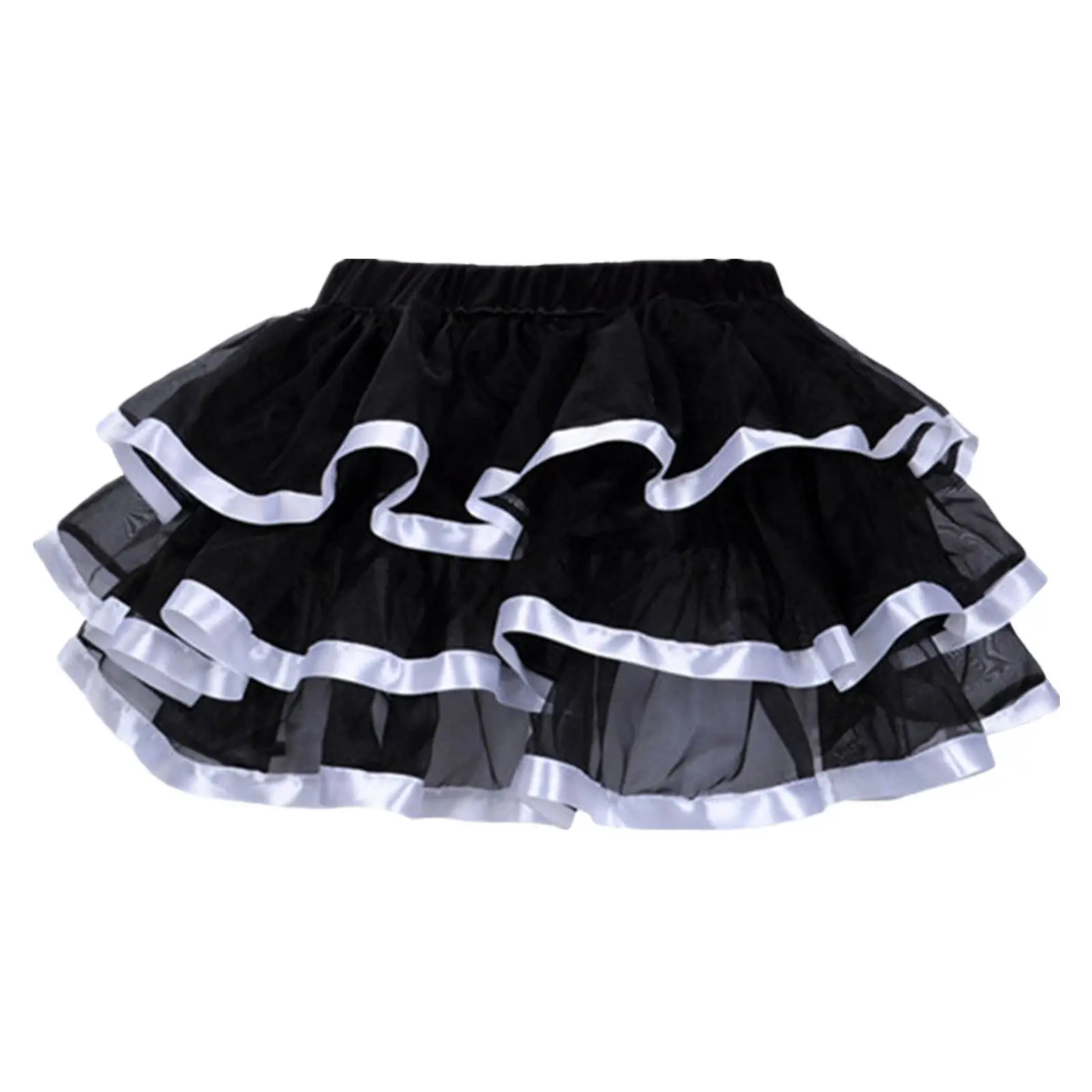 

Женская эластичная балетная юбка-пачка с поясом