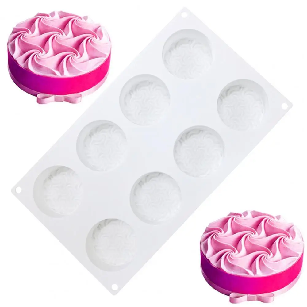 

Cookie Mold Corrosion-resistant French Style Mousse Mold Fondant Chocolate Baking Mold Kitchen Supplies Silicone Mold