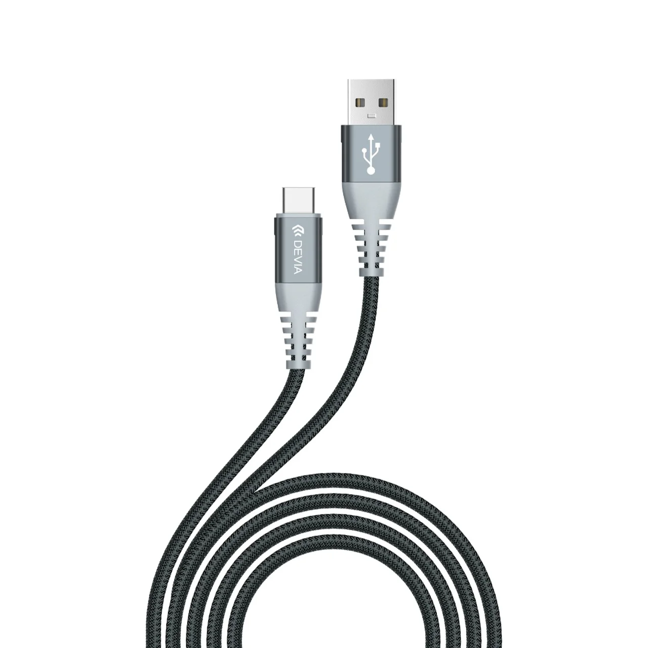 Type C 1.5mt Super Charge Devia Shark Black Cable |