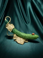 all copper cucumber ornaments brass handicrafts gifts home accessories desktop