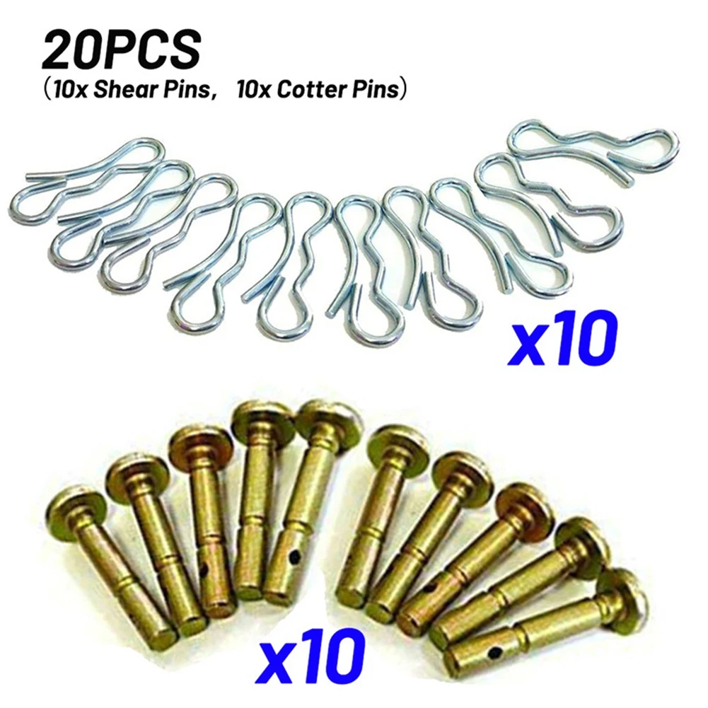 

Snow Blower Shear Pin Cotter Pin Set Hardware Snow Blower Parts For Troy-Bilt For MTD For Craftsmans 738-04124A 714-04040