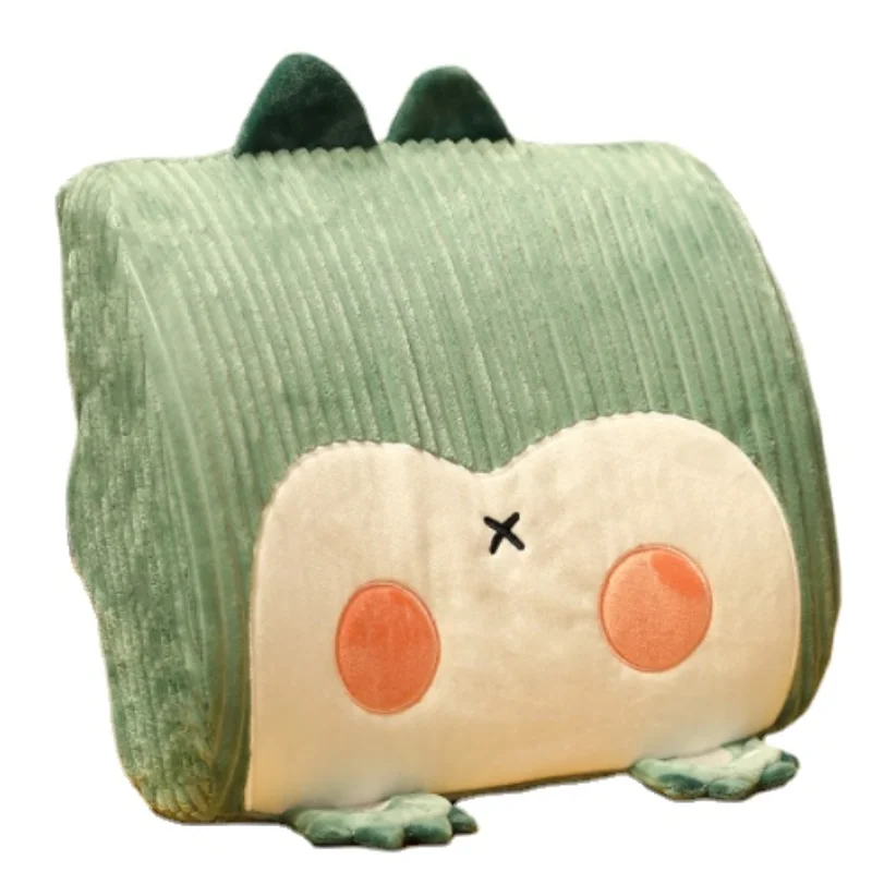 

Office stripe buttocks and waist cushions car backrest cushion pillow memory cotton waist pillow hugs Christmas Cushion