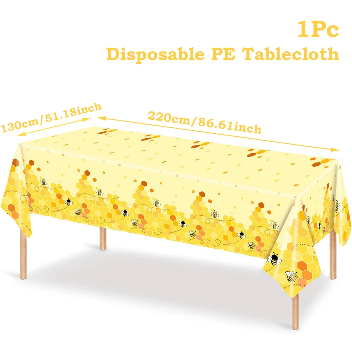 

Полиэтиленовая скатерть Bee Hive Theme