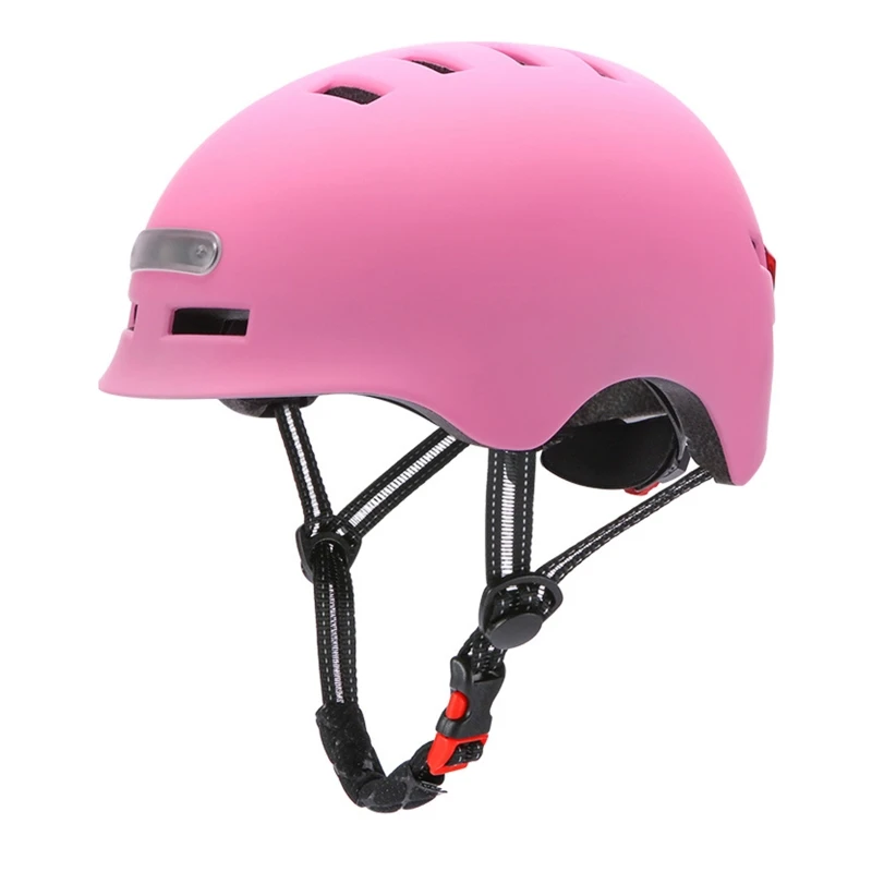 

Chargeable Bicycle Helmet, Bicycle Helmet with Flashlight Taillight, LED Light for Adults Men and Women Road & Mountain