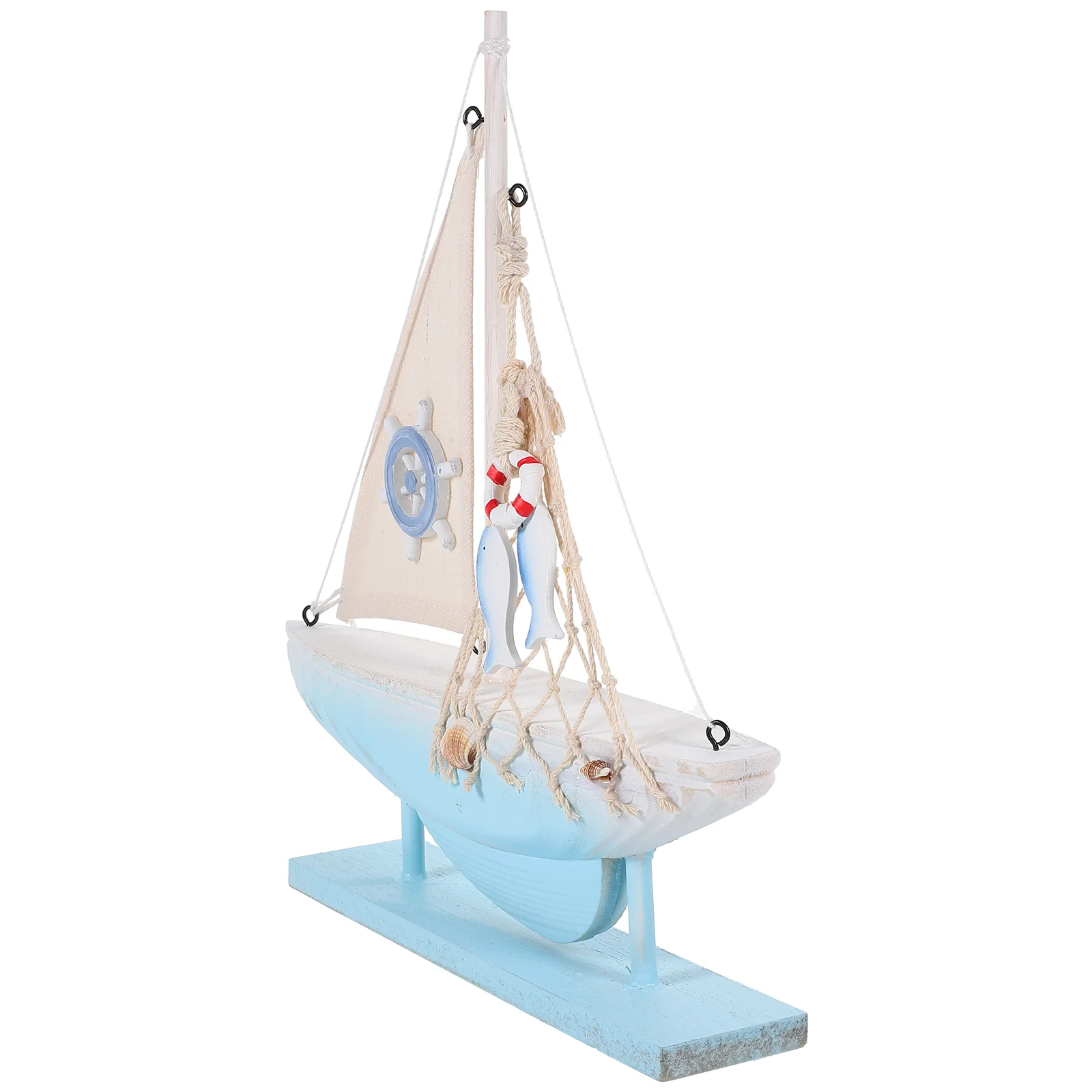 

Wood Sailing Boat Model Wooden Ship Model Wood Sailboat Decoration Desktop Ornament