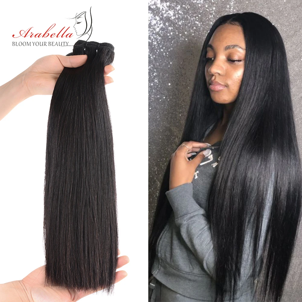 

Перуанские супер двойные нарисованные 10 пряди девственных волос Плетение Арабеллы прямые волосы для лучших клиентов 100% человеческие волосы пряди