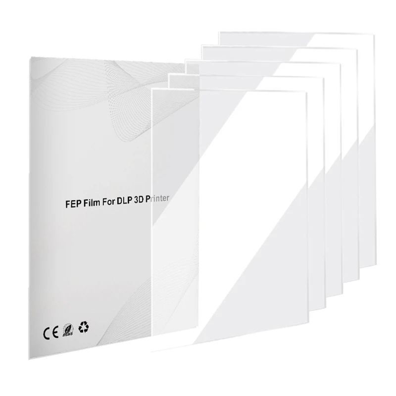

5Pcs/Lot Original FEP Release Film High Transmittance Strength 200x280mm For LCD SLA Resin DLP 3D Printer