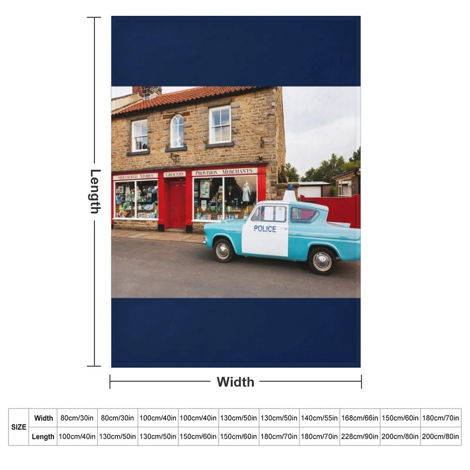 Heartbeat Ford Anglia Panda полицейское автомобильное одеяло одеяла украшения для диванов