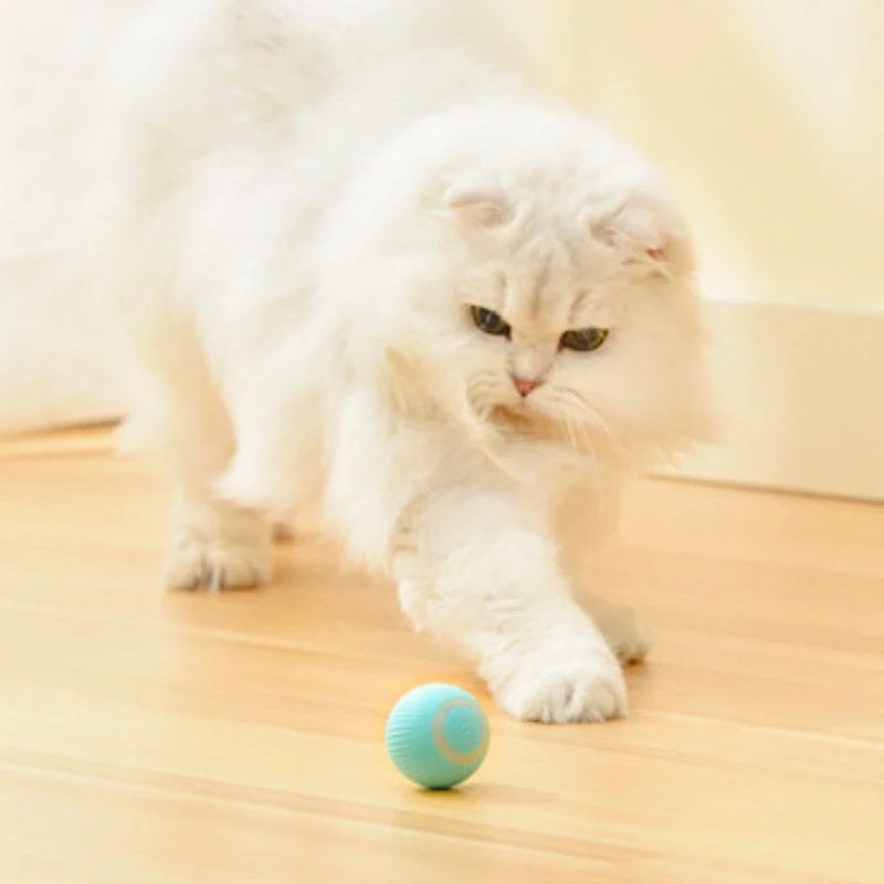 

Перезаряжаемый автоматический вращающийся интерактивный мяч Dodge интеллектуальная тренировка для кошек и собак самодвижущаяся Бесшумная и...