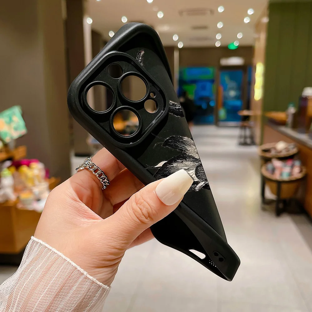 Чехол для телефона iPhone 11 чехлы Iphone 16 13 Pro Max 12 14 15 7 8 Plus XS X XR SE SE3 15promax мягкий чехол из