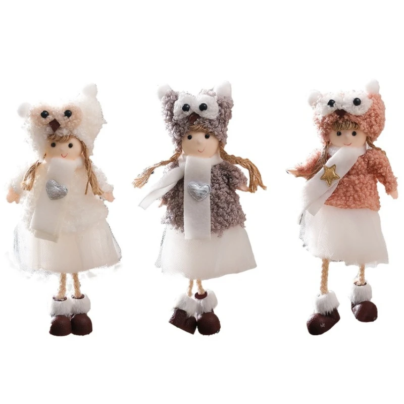 

2023 рождественские украшения, кукла ангела, новогодние и рождественские украшения, подвески, декор для елки, украшение для дома